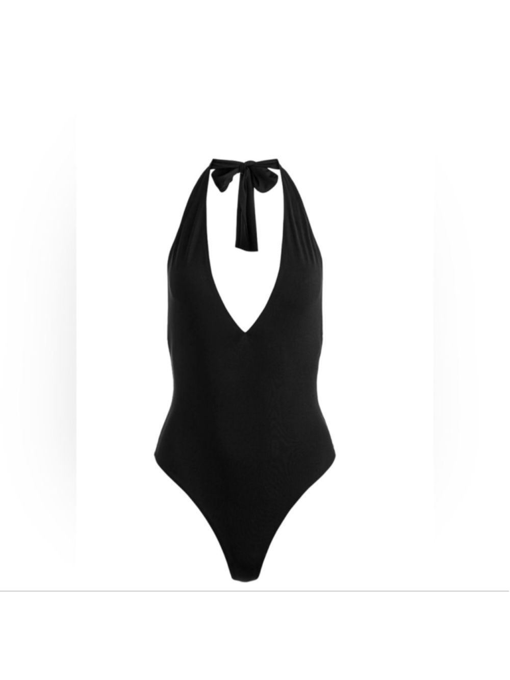 Alice + Olivia Pippa Plunging Halter Bodysuit
Black L MSRP $195 - Picture 4 of 9